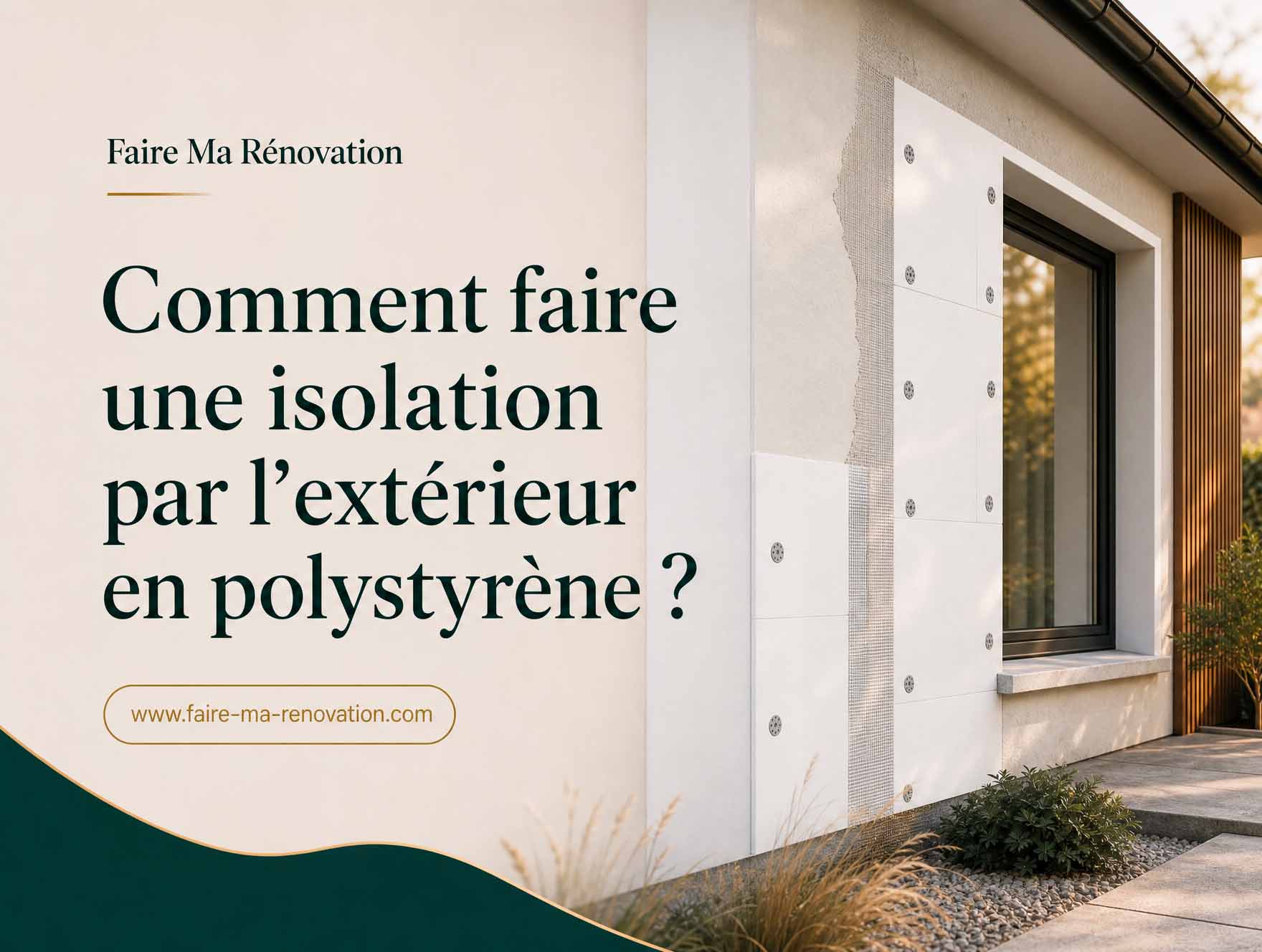 Comment faire une isolation par l’extérieur en polystyrène ?