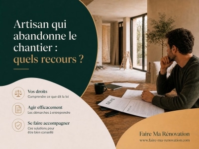 Artisan qui abandonne le chantier : quels recours ?
