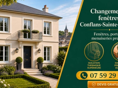 Changement de fenêtres à Conflans-Sainte-Honorine (78700)