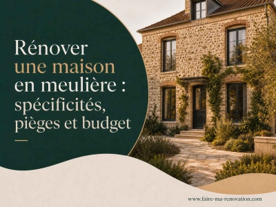 Rénover une maison en meulière : spécificités, pièges et budget