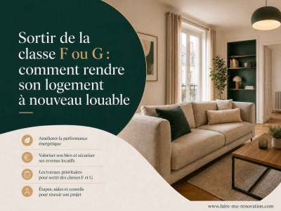 Sortir de la classe F ou G : comment rendre son logement à nouveau louable